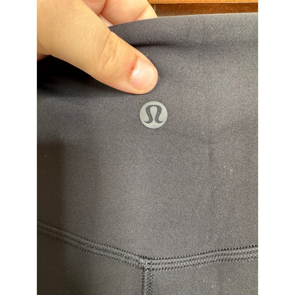 Lululemon Nulu Slim-Fit High-Rise Maxi Skirt Black LW8AOGS Size Large - Picture 6 of 9